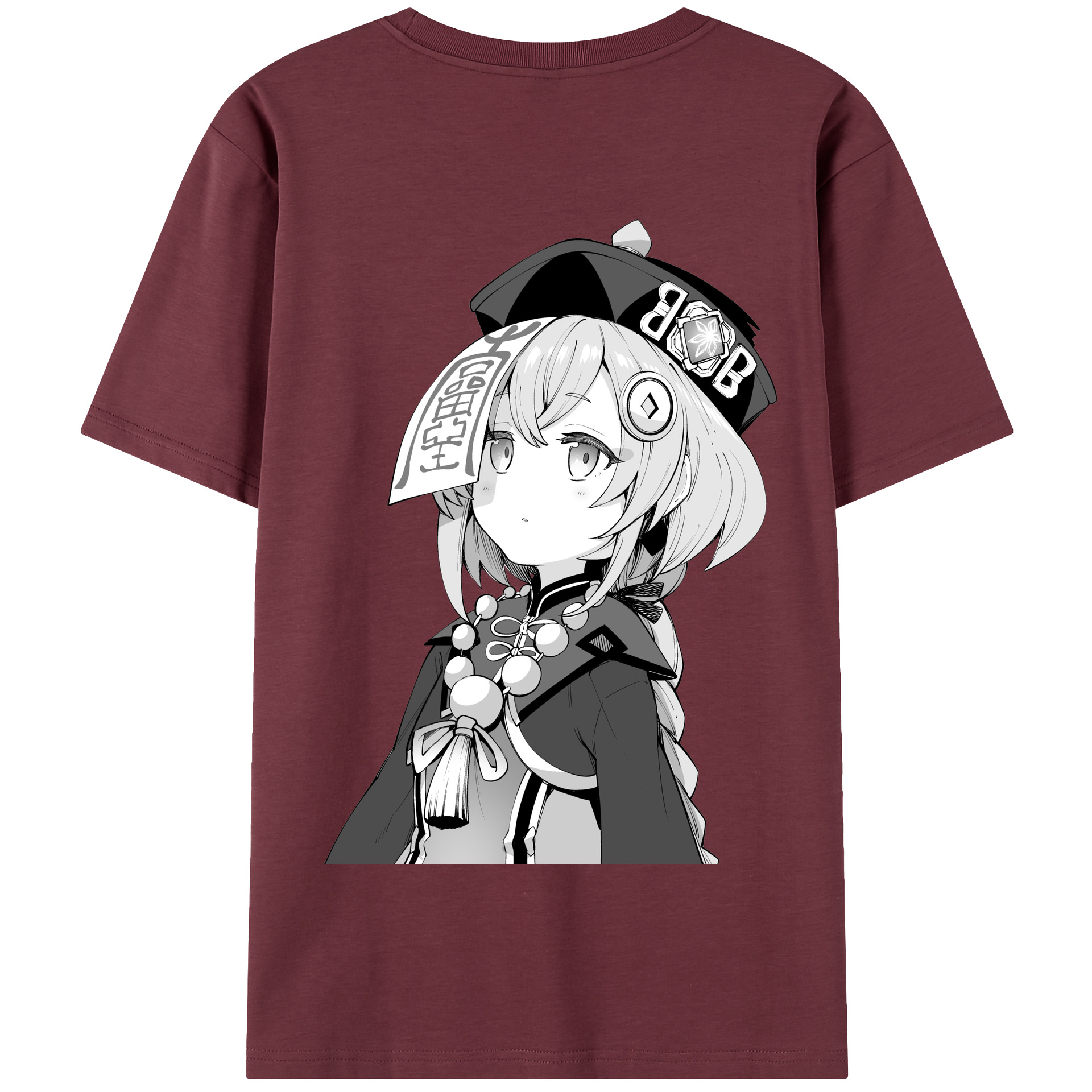 げんし神 七七 なな  genshin Nana 綿100％半袖Tシャツ（背面プリント）